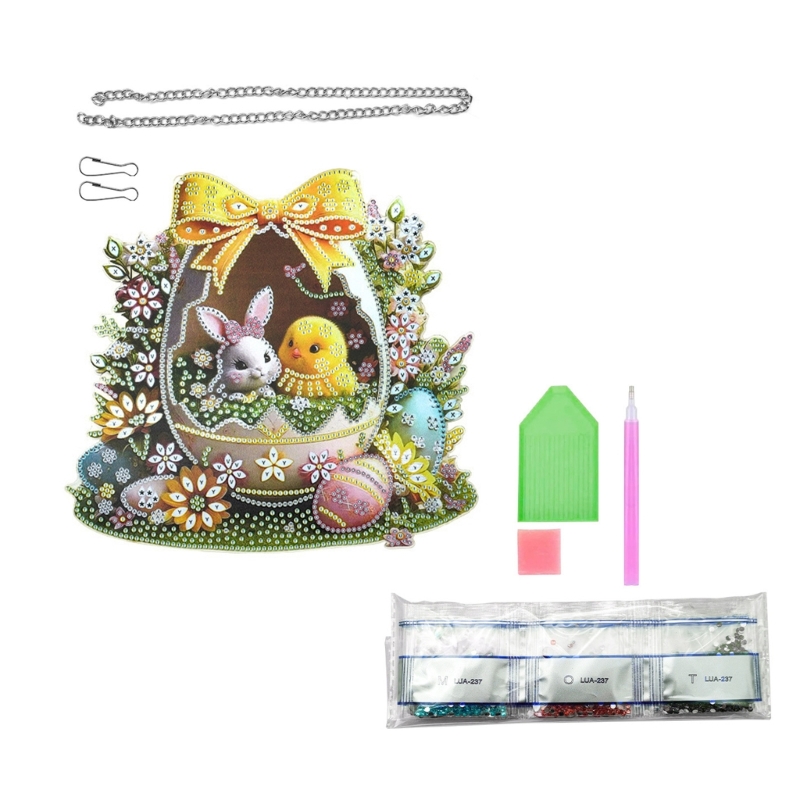 Art Craft Door - Set artigianale ghirlande pasquali fatte a