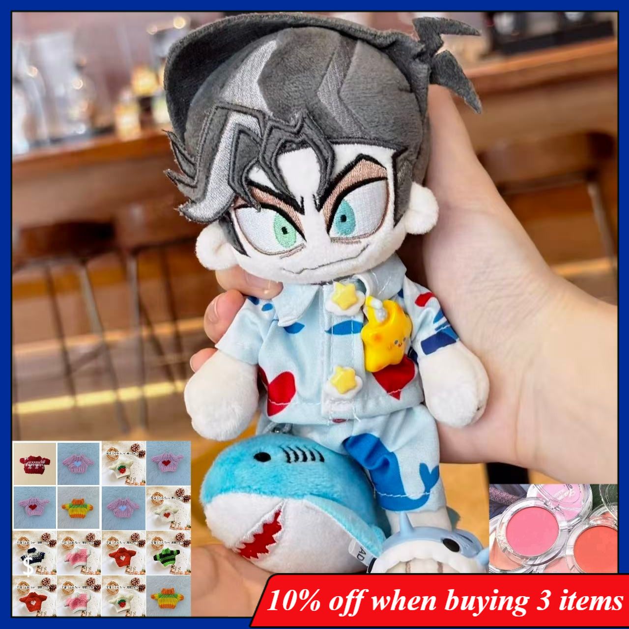 Art Craft Handmade - Personaggio Demoniaco Originale, Bambola di Peluche