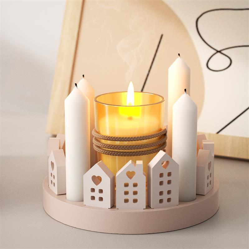 Art Craft House Making - Portacandele per conigli per casa cava