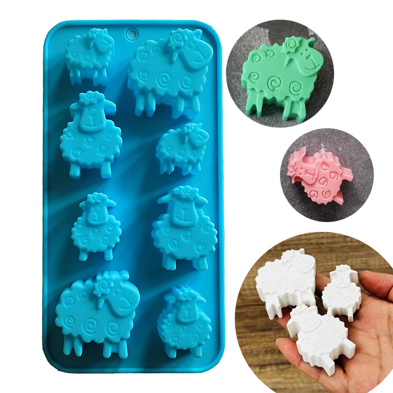 Eco Art Craft - Stampo in silicone per pecore per