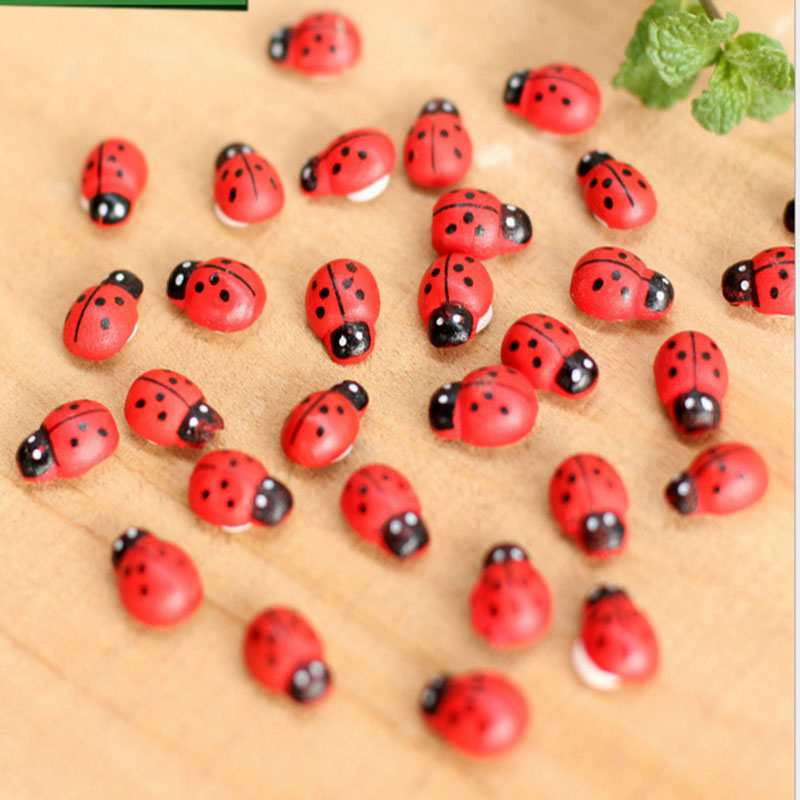Art Craft Ladybug - 100pz Mini Coccinelle Adesive per Frigorifero,