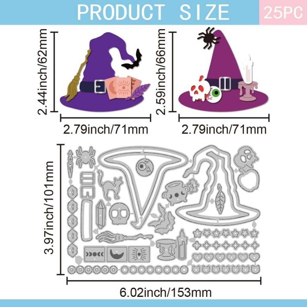 Artwork Craft - Fustelle per cappello da strega per