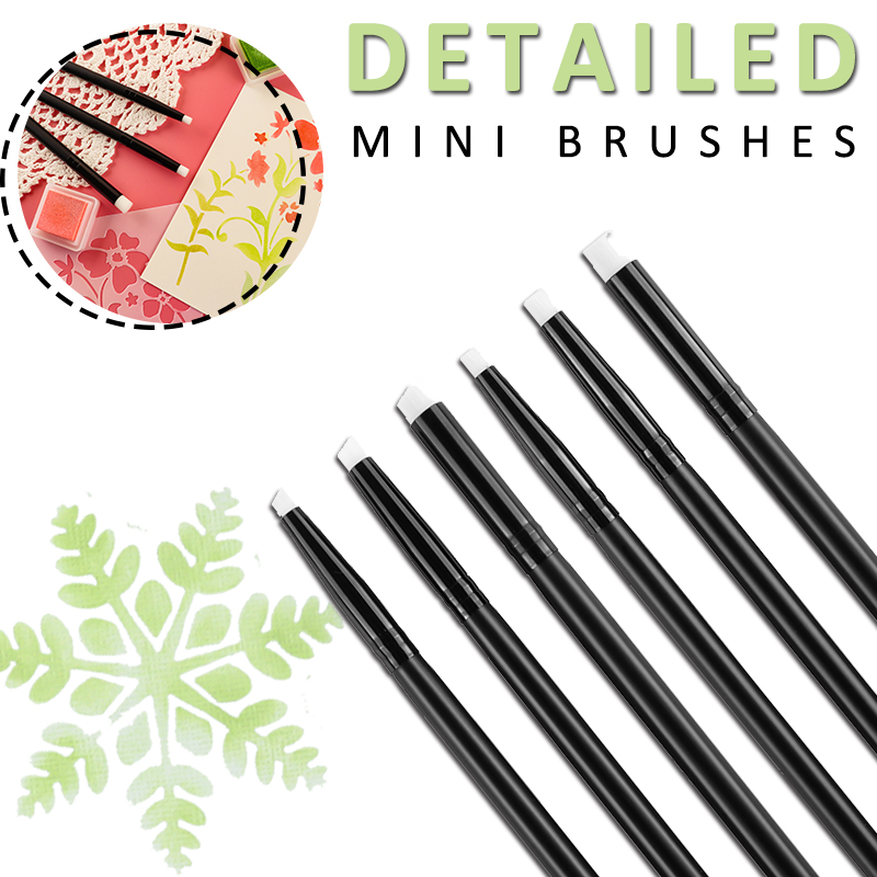 Art Craft Blend - Mini pennelli per miscelazione dettagliati con