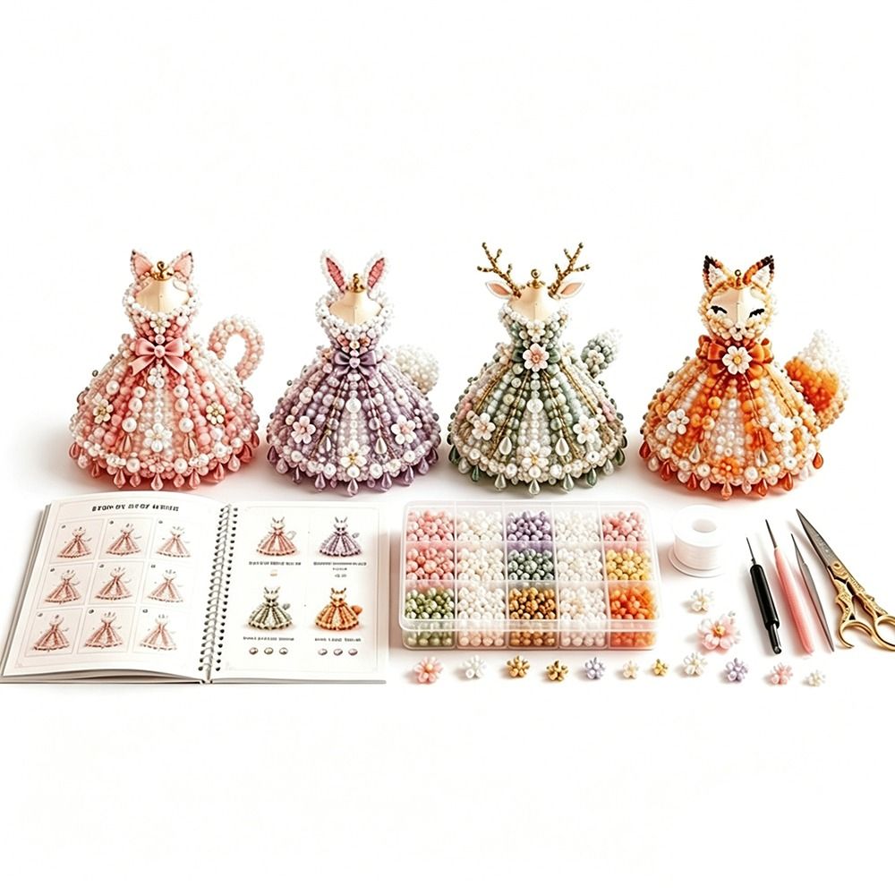 Art Craft Rainbow - Kit di Perline 3D per Abito