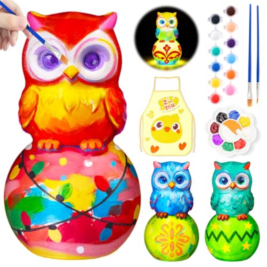 Art Craft Painting - Kit per Dipingere la Propria Lampada,
