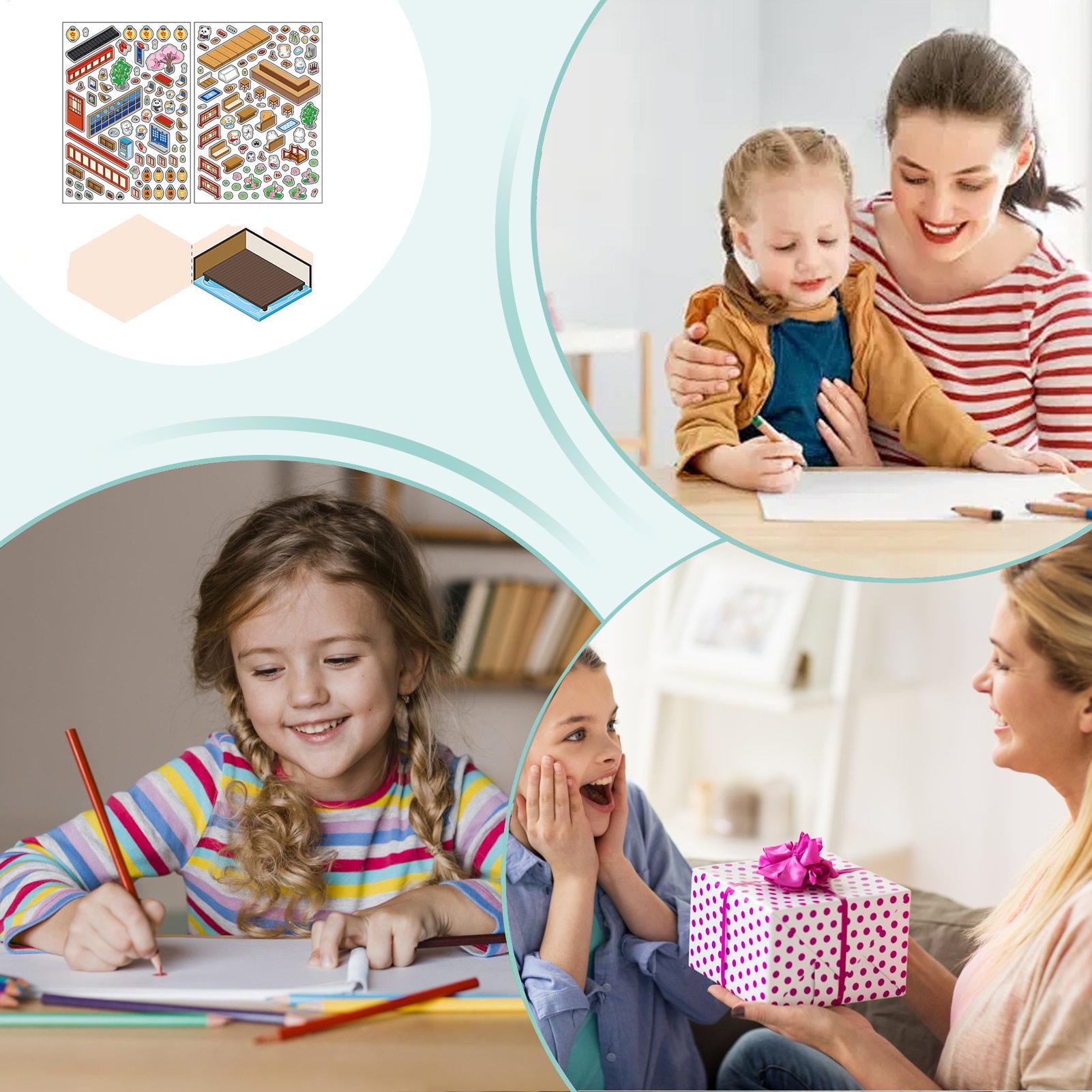 Art Craft House Making - Adesivi per Stanze in Miniatura, Decorazioni
