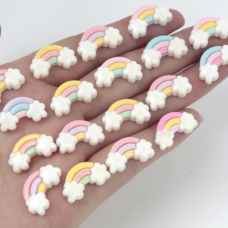 Art Craft Rainbow - 30/300 Pezzi Mini Resina Arcobaleno Piatta