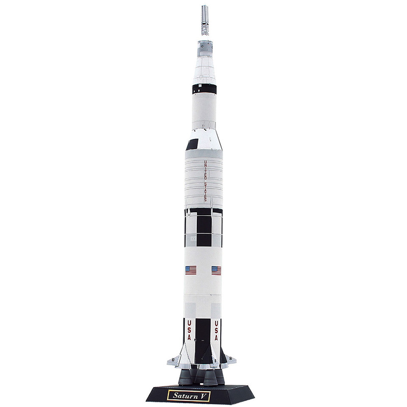 Art And Craft Rocket - America saturno V razzo spazio pieghevole