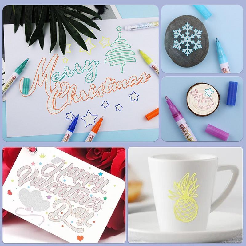 Art Craft Doodle - Penne Glitter 24 colori scrittura penne