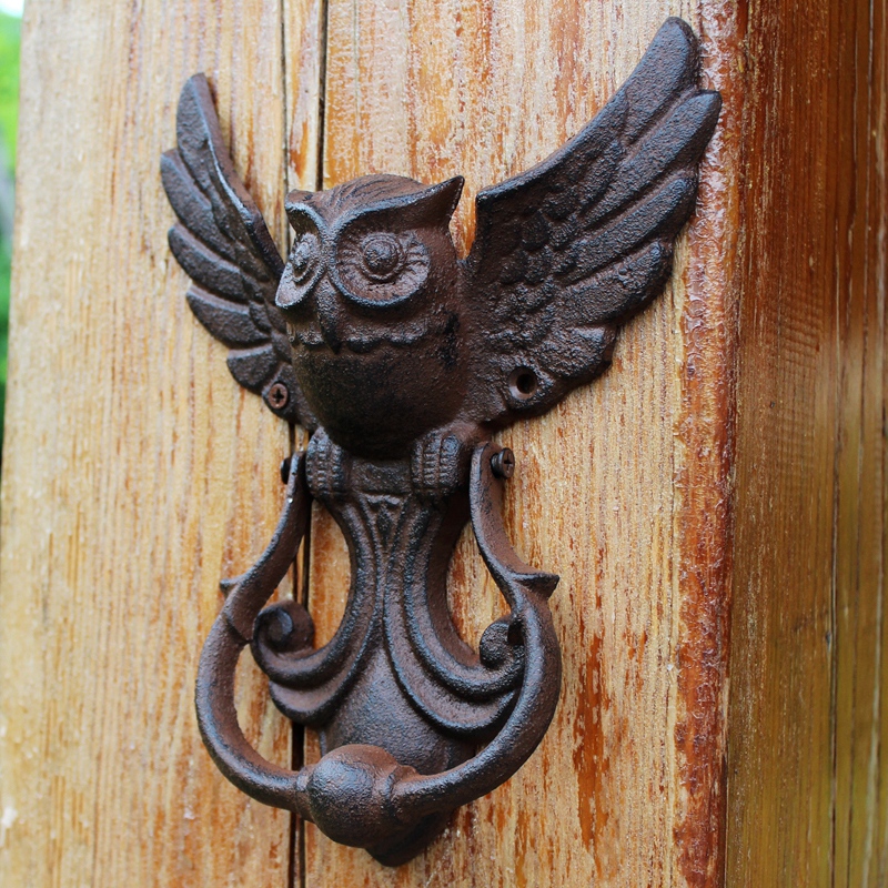 Gufo rustico porta in ghisa ba - Art Craft Door recensione e prezzo