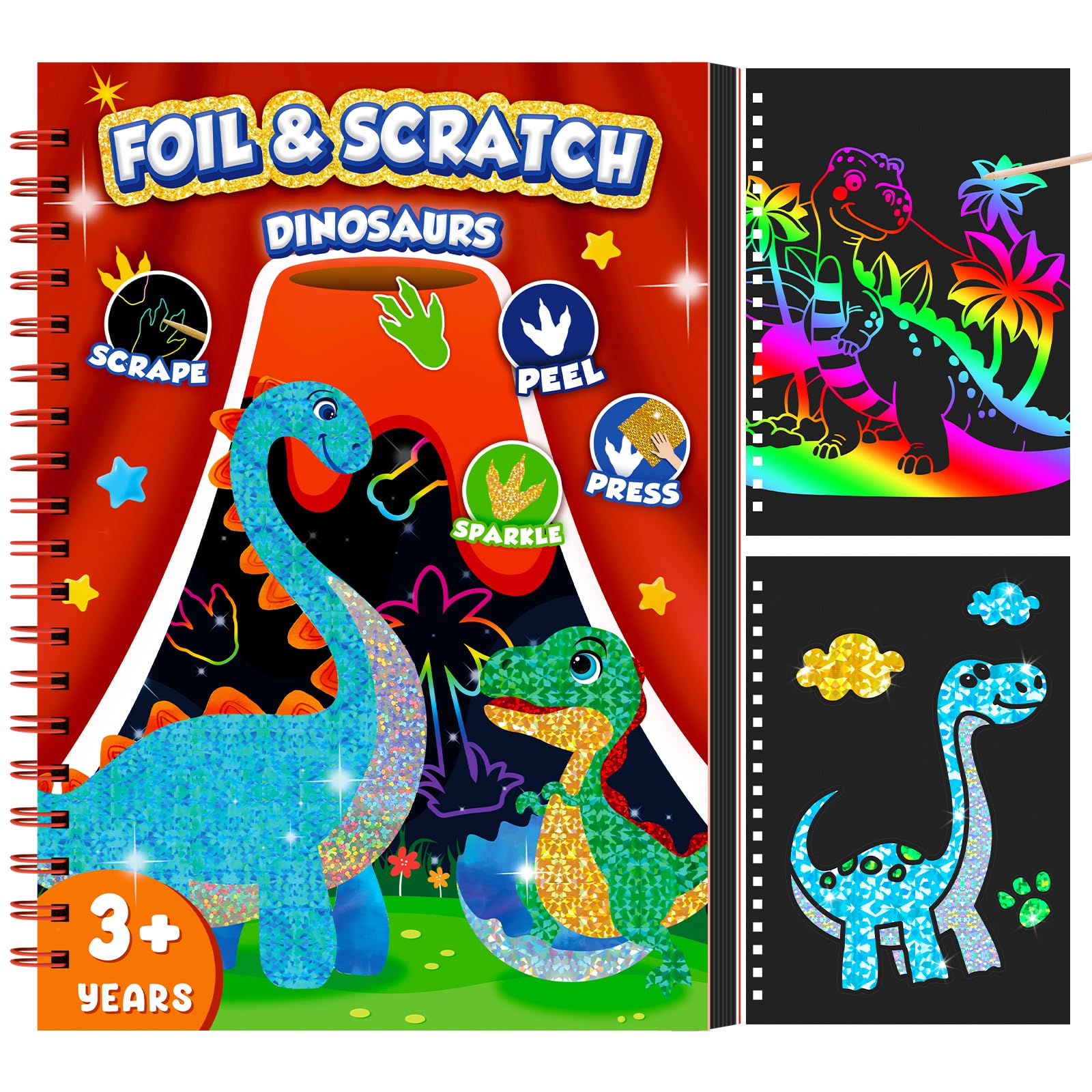 Libro da grattare con dinosaur - Art Craft Dinosaur recensione e prezzo