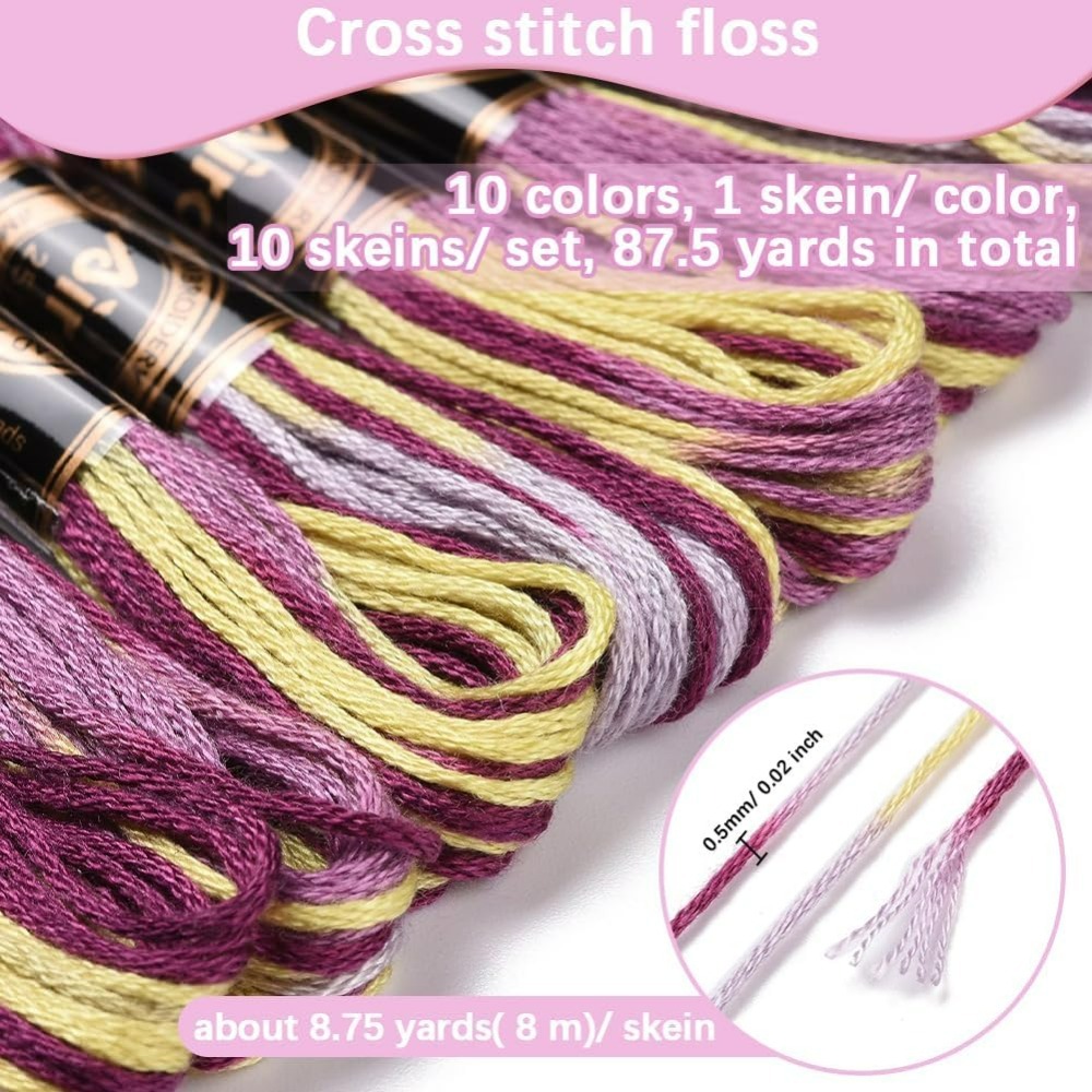 6 fili viola filo da ricamo va - Artwork Craft recensione e prezzo