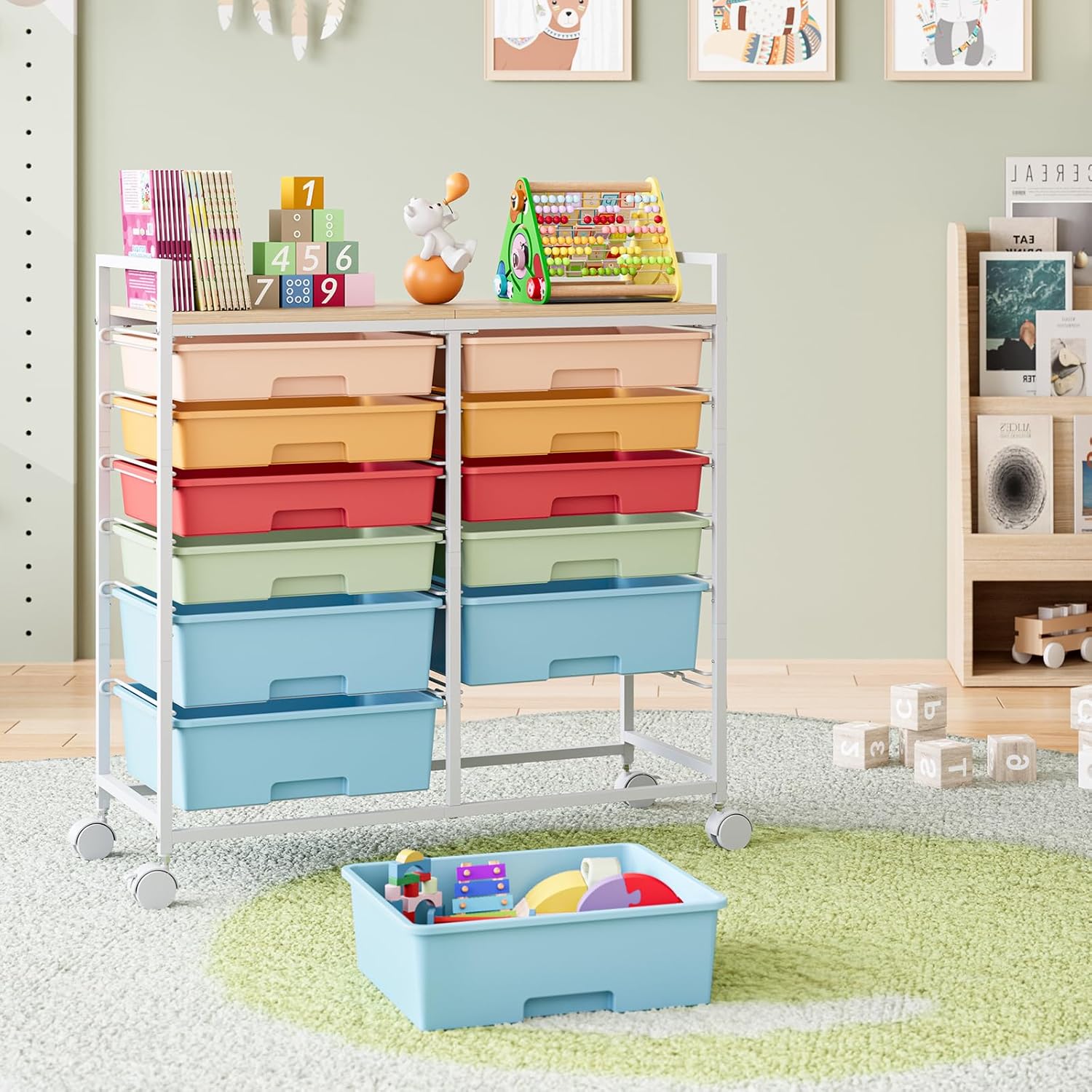 Carrello Portaoggetti con 12 C - Art Craft Rainbow recensione e prezzo
