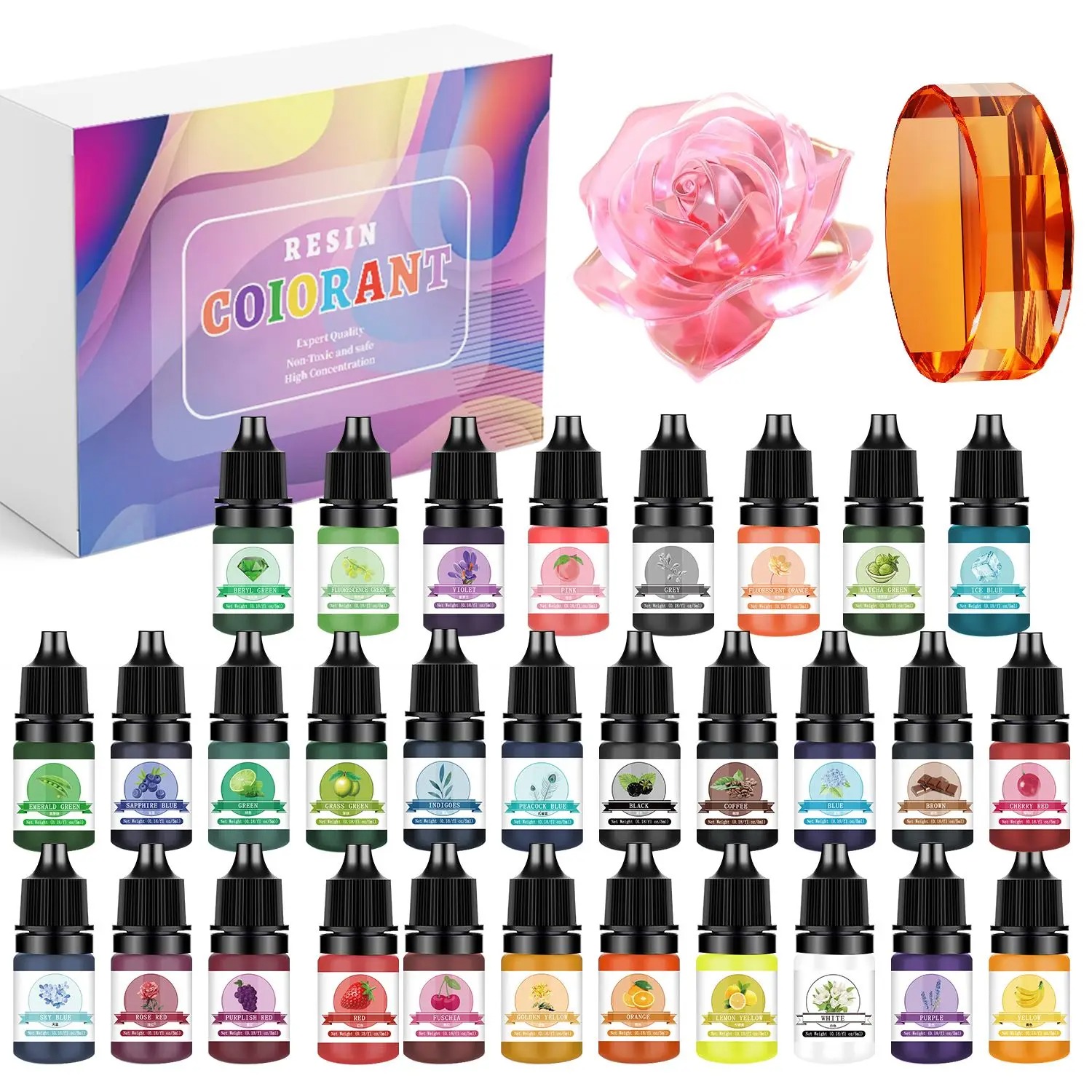 30 colori 5ml kit di pigmenti  - Alcohol Ink Set recensione e prezzo