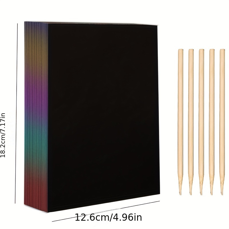 50 fogli di carta da grattare  - Art Craft Rainbow recensione e prezzo