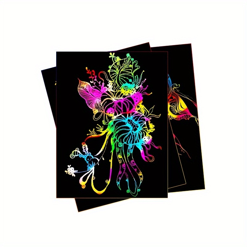 50 fogli di carta da grattare  - Art Craft Rainbow recensione e prezzo