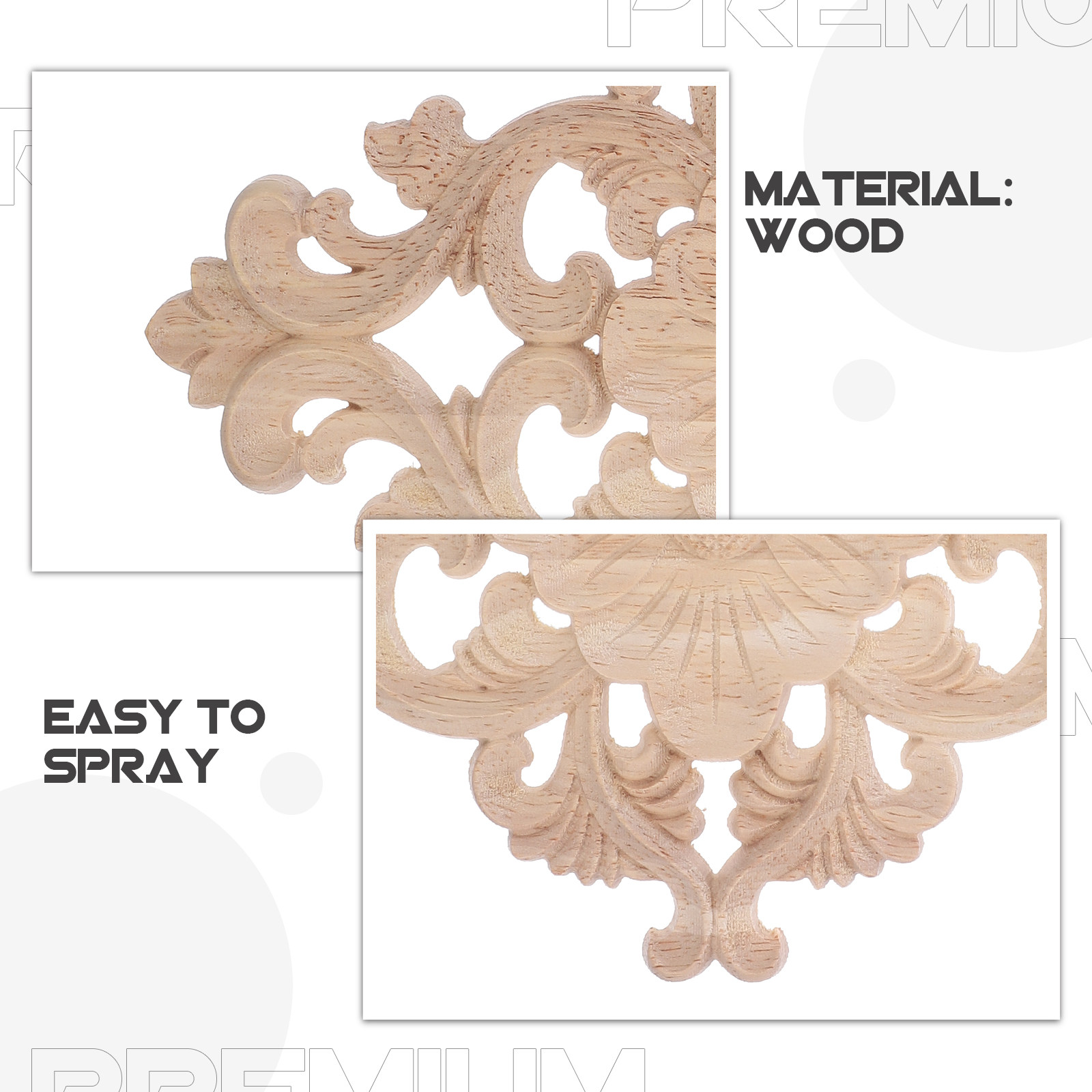 1 Pezzo di Applique in Legno M - Art Craft Door recensione e prezzo