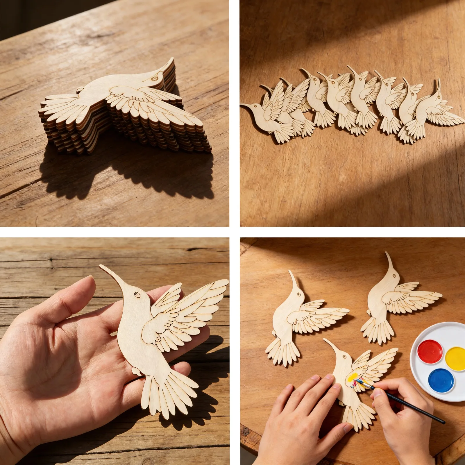 Set di 10 Animali in Legno Non - Art Craft Painting recensione e prezzo