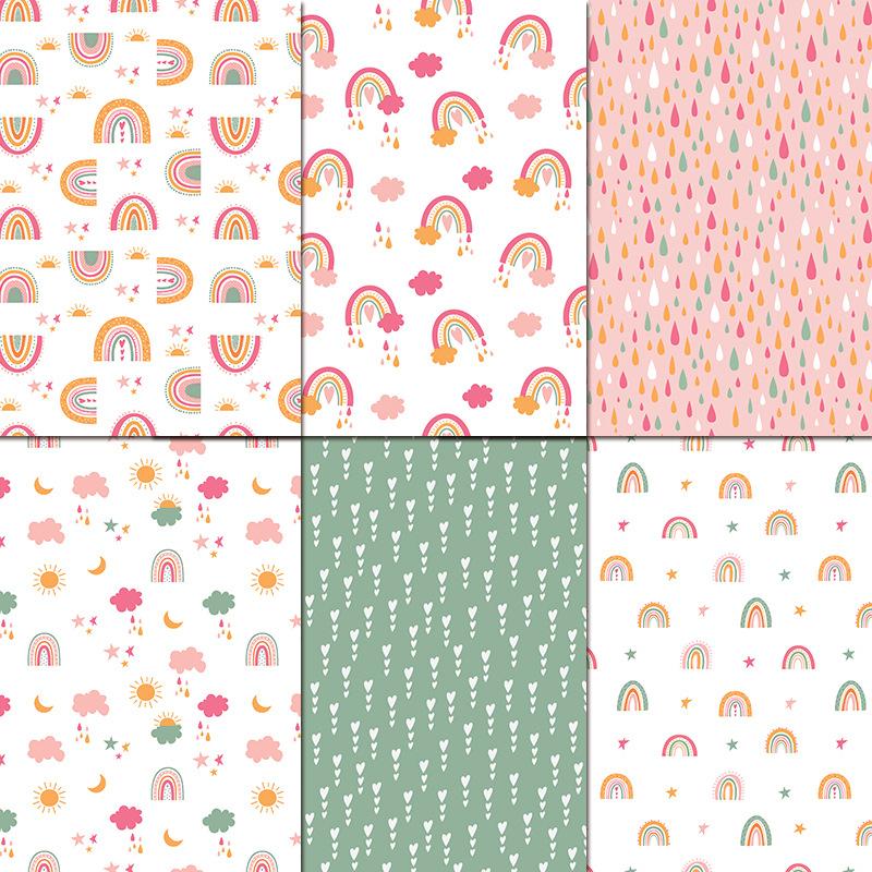 Set di 24 Fogli di Carta Arcob - Art Craft Rainbow recensione e prezzo