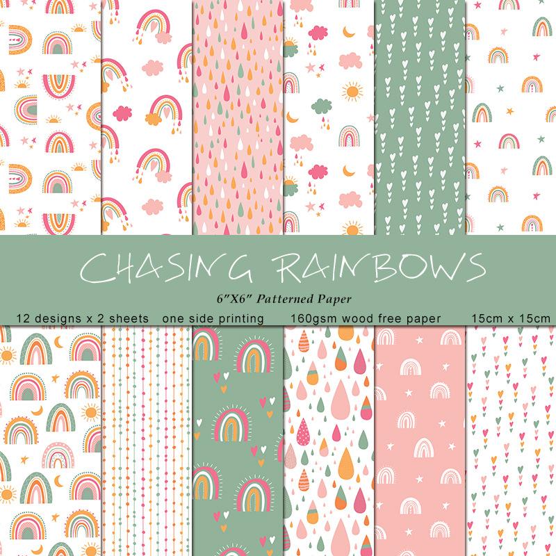 Set di 24 Fogli di Carta Arcob - Art Craft Rainbow recensione e prezzo