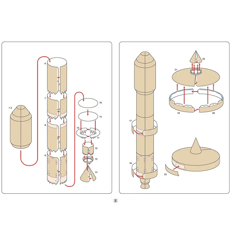 Giappone H-2A Razzo Spazio Ori - Art And Craft Rocket recensione e prezzo