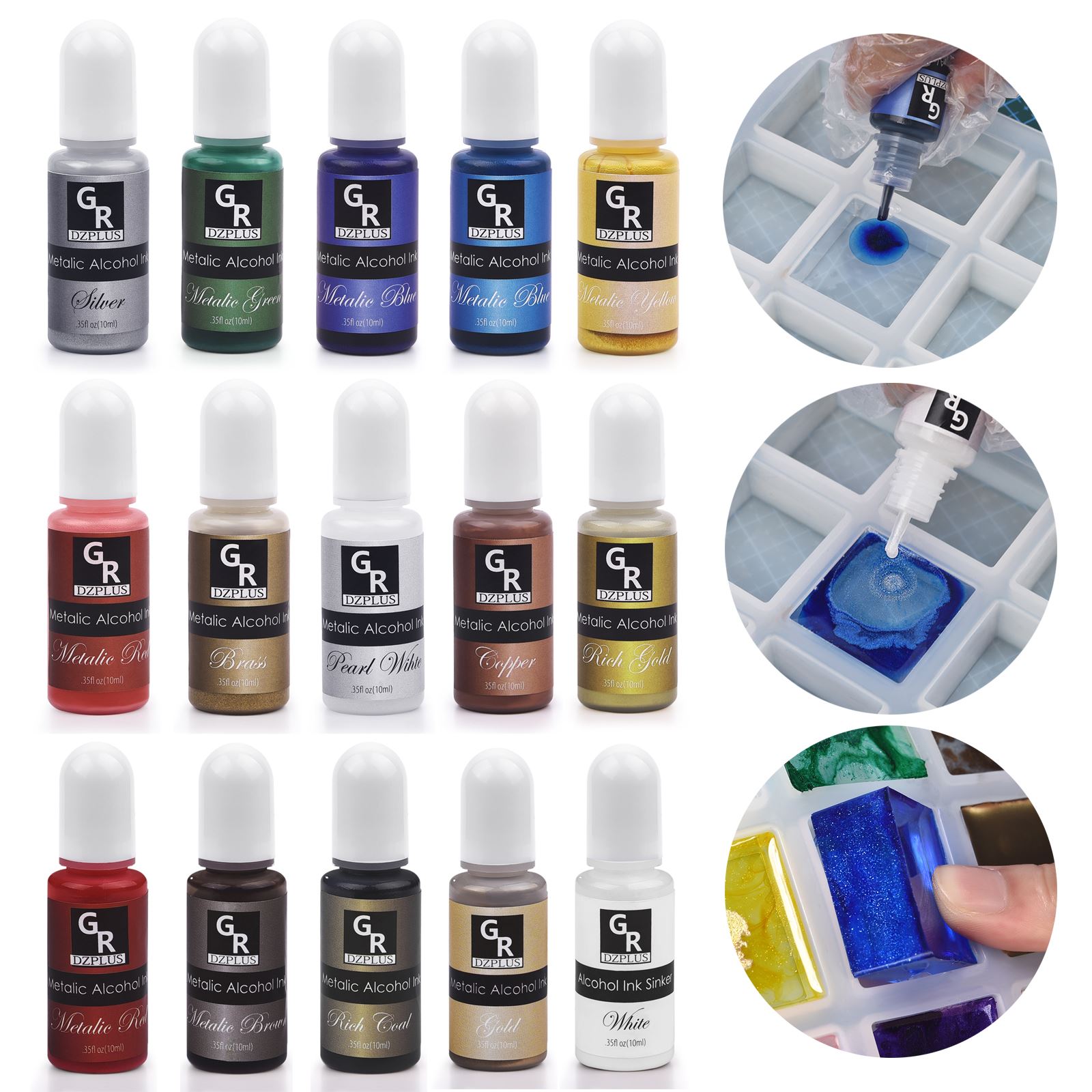 1 Set Kit di pigmenti in resin - Alcohol Ink Set recensione e prezzo
