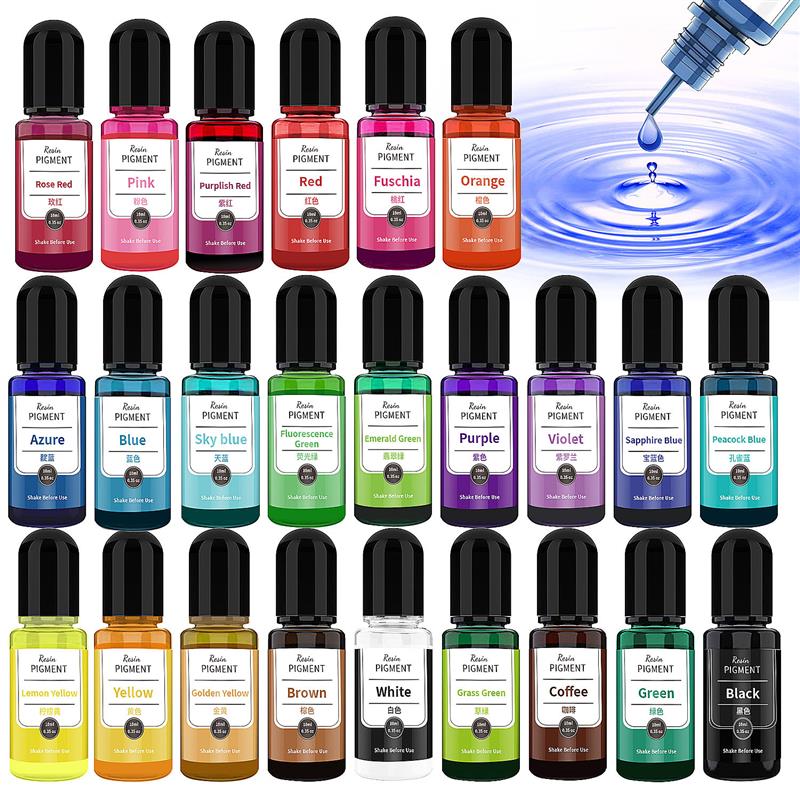 24 colori Art Ink alcool resin - Alcohol Ink Set recensione e prezzo