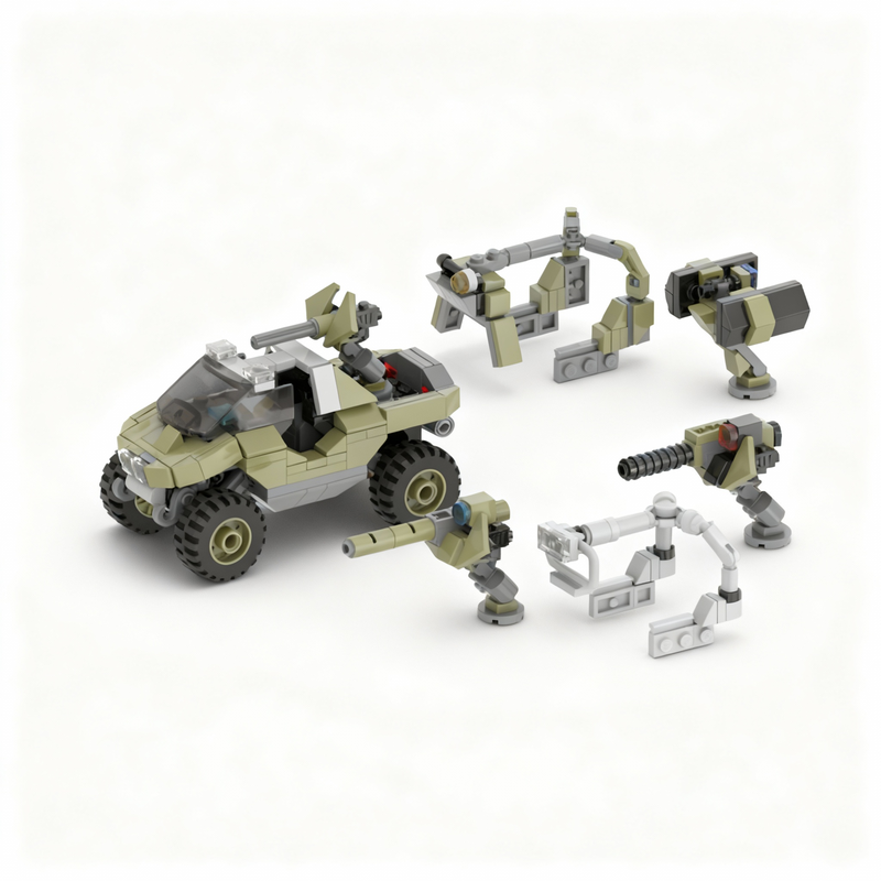 378 pezzi MOC Space Warthog Sp - Art And Craft Rocket recensione e prezzo
