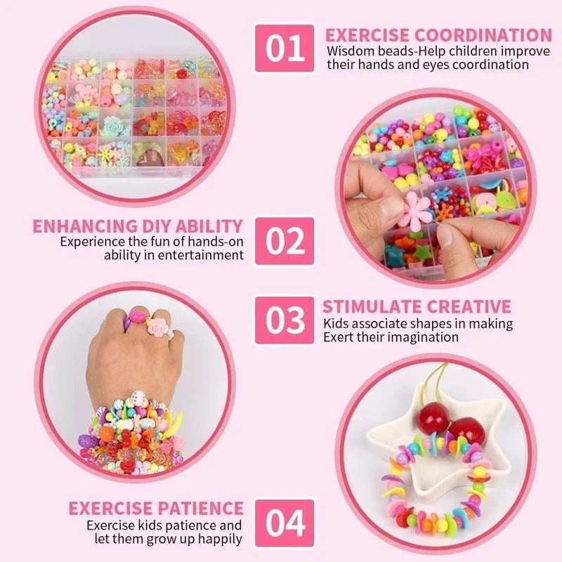 Ragazze fai da te Set di perli - Art Craft Rainbow recensione e prezzo